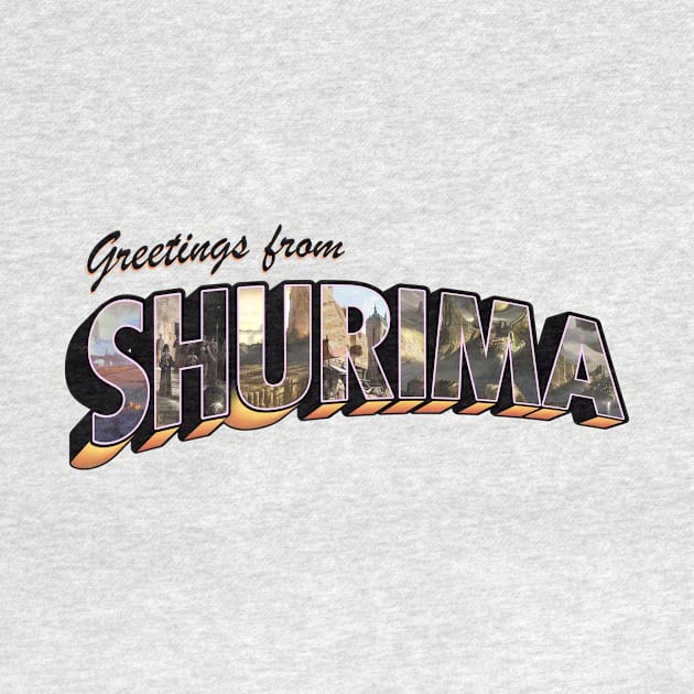 Greetings from shurima vintage by Scrapyardigan